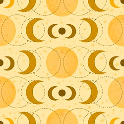 Yellow - Moon Phases